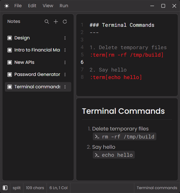 app demo